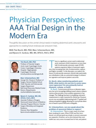 EV Today – April 2025 Physicain Perspectives – AAA Trial Design