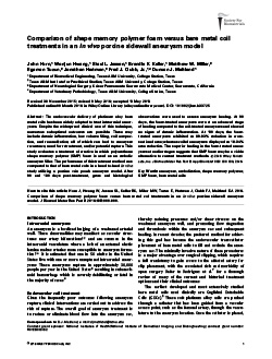 Preclinical publication