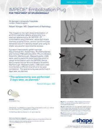 LIT1107 Rev A – Case Study – Splenomegaly – Morgan